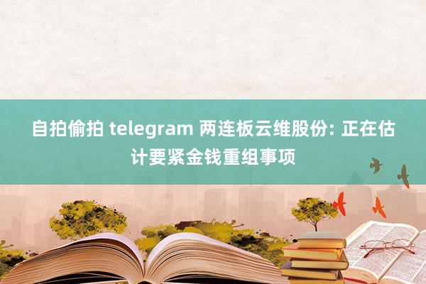 自拍偷拍 telegram 两连板云维股份: 正在估计要紧金钱重组事项