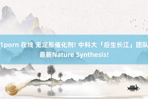 91porn 在线 无定形催化剂! 中科大「后生长江」团队， 最新Nature Synthesis!